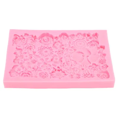 Obrázek produktu pro Fondánová forma, silikonová fondánová forma, forma na zdobení dortů, forma na zdobení cupcaků, forma na čokoládu pro kutily, forma na pečení pro kutily