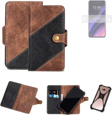 Produktbild von K-S-Trade Handyhülle Schutzhülle Bookstyle Case kompatibel mit Doogee X95 Klapphülle Cover Hülle Schutztasche 1x