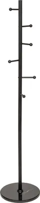 Obrázek produktu pro Věšák na kabáty BLACKMARBLE s 6 kovovými háčky, 173 cm