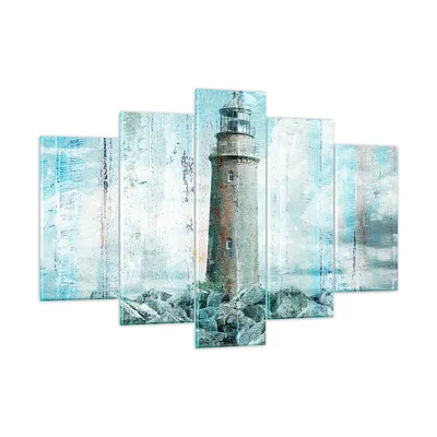 Produktbild von Bilder auf glas - laterne rock - 150x100cm - Glasbilder - Wandbilder - Kunstdruck - zum Aufhängen bereit - Wanddekoration aus Glas - Glas Bilder - Wandbild auf Glas - 5 Teile - GEA150x100-3897