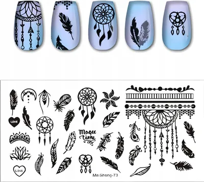 Produktbild von MaiSheng-73 Nagelkunst-Stempelplatte