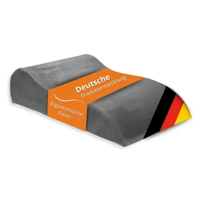 Produktbild von Venenkissen, Beinkissen, Beinhochlagerungskissen, weicher Mikroplüsch, 40 x 68 x 16.5 cm, sleepling