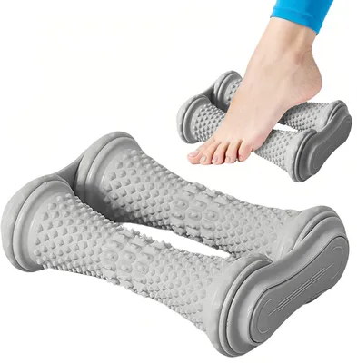 Produktbild von Fußmassagerolle, tragbar, Gummi, für Plantarfasziitis