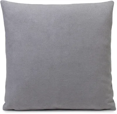 Produktbild von Kissenhülle - 50 x 50 cm - Silbergrau - Polyester - mit Reißverschluss