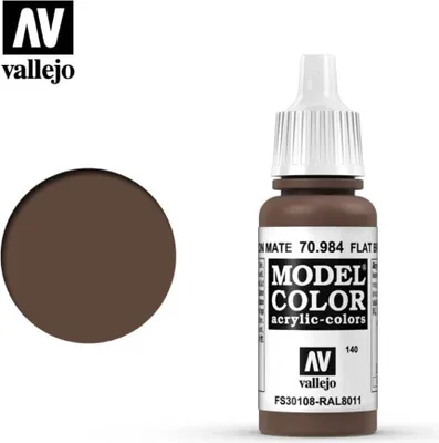Obrázek produktu pro Vallejo 70.984, 17 ml, Hnědá, Matný, Láhev