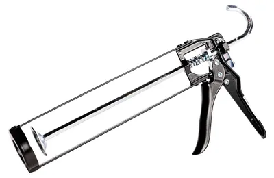 Produktbild von Kartuschenpistole Metall für 300 ml Kartuschen, Skelettpistole für Silikon, Acryl und Dichtstoffe