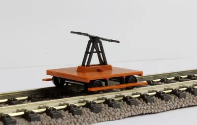 Produktbild von KRES 1:87 Handhebeldraisine, Fertigmodell