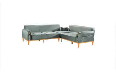 Produktbild von Sofa L-Form Ledersofa Couch Wohnlandschaft Garnitur Design Modern Sofa Ecksofa