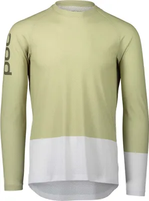 Immagine prodotto di POC Maglia da ciclismo a maniche lunghe per l'estate - MTB PURE - Verde/Bianco XL