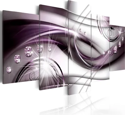 Produktbild von Leinwandbilder 200x100 cm a-A-0174-b-p Vlies Leinwandbild 5 tlg Kunstdruck modern Wandbilder XXL Wanddekoration Design Wand Bild ABSTRAKT