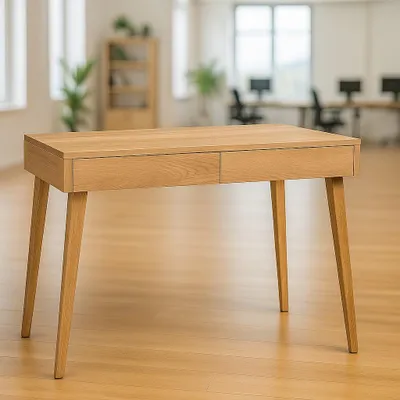 Produktbild von Schreibtisch Wildeiche Bürotisch Konsole Schminktisch