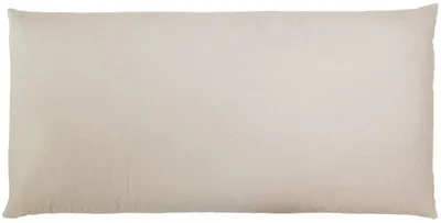 Produktbild von Zirbenkissen 40x80cm groß - Perkal Bio Baumwolle, direkt befüllt - Zirbenholzkissen