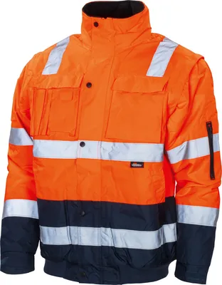 Produktbild von VIZWELL Warnschutz Pilotenjacke VW 60 CB Gr. L orange/marine
