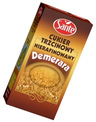 Obrázek produktu pro Sante Nerafinovaný třtinový cukr Demerara 500 g Náhrada bílého cukru