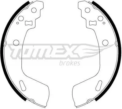 Produktbild von TOMEX brakes Bremsbackensatz Trommelbremse Hinten für SUZUKI SWIFT IV (FZ, NZ) 200mm TX 23-14