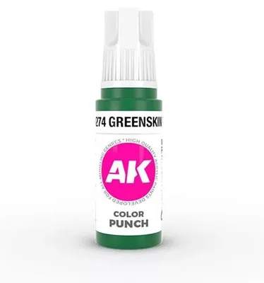 Imagen del producto de AK Interactive AK11274 - Greenskin Punch, color intensificador, 17 ml - Nuevo