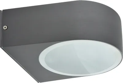 Produktbild von Außenleuchte Wand Aluminium Up Down B: 17 cm IP54 Dunkelgrau E27 Modern