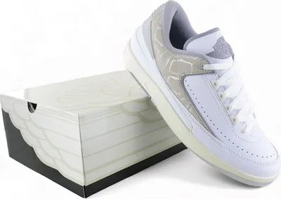 Produktbild von Jordan Air 2 Retro Low Python - Herren Sneakers Schuhe Leder Weiß DV9956-100 , EU 44 US 10