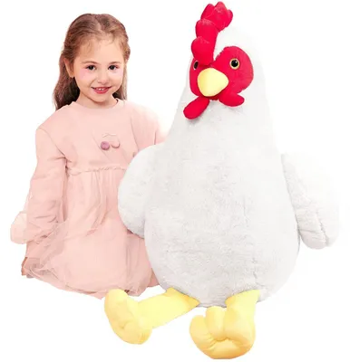 Produktbild von Großes Huhn Kuscheltier 60cm Plüschtier Henne Stofftier Geschenk für Kinder
