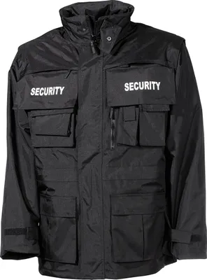 Produktbild von MFH Jacke, "Security", schwarz, wasserdicht, antistatisch
