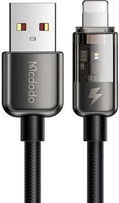 Obrázok produktu pre Kábel Mcdodo CA-3141, Lightning, 12 W, 1,8 m, čierny