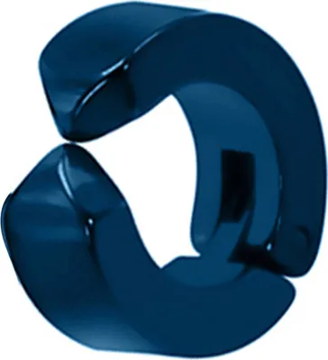 Produktbild von 1 Stück Ohrclip, geometrischer Anlaufschutz, Geschenk-Ohrmanschetten-Crawler für Männer-Blau