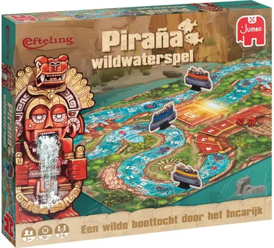Immagine prodotto di Jumbo Jumbo Efteling Ganzenbord Piranéa Wildwaterspel - Bordspel
