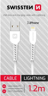 Zdjęcie produktu dla Kabel USB / Lightning do transmisji danych (biały, 1,2 m)
