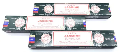 Räucherstäbchen Palo Santo, 3 Packungen à 15 g, Jasmin