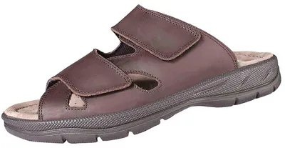 Produktbild von Jomos Activa Pantoletten in Übergrößen Braun 503611 42 355 große Herrenschuhe