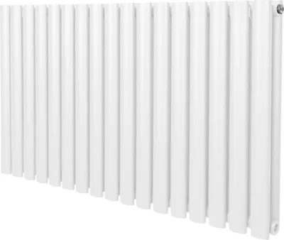 Zdjęcie produktu dla Grzejnik rurowy owalny - 600 mm x 1020 mm - Biały