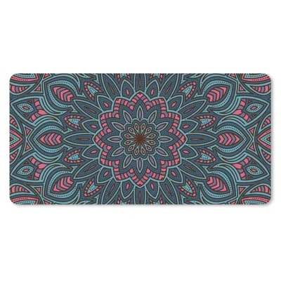 Obrázek produktu pro Podložka pod myš - Mandala s přírodními tvary - 80x40cm - Podložka pod myš