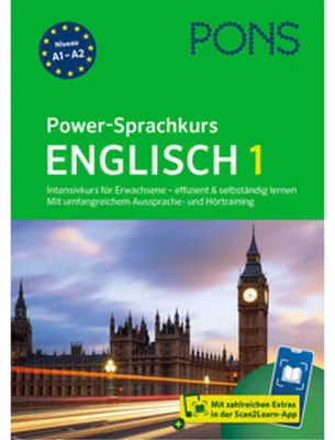 Produktbild von PONS Power-Sprachkurs Englisch 1