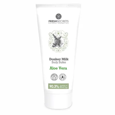 Produktbild von Fresh Secrets Körperbutter Eselsmilch & Aloe Vera 200ml/ 40911