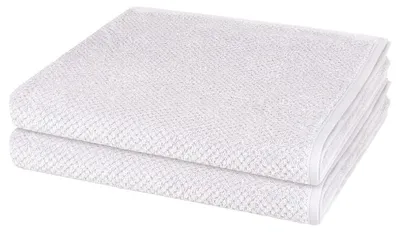 Produktbild von Cawö Pure 2 X Duschtuch im Set Natürliches Material mit feiner Struktur, Saugfähig und hautfreundlich, Trocknergeeignet und pflegeleicht