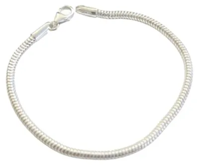 Imagen del producto de Pulsera de serpiente para mujer, fabricada en plata de ley 925, modelo BIPU030