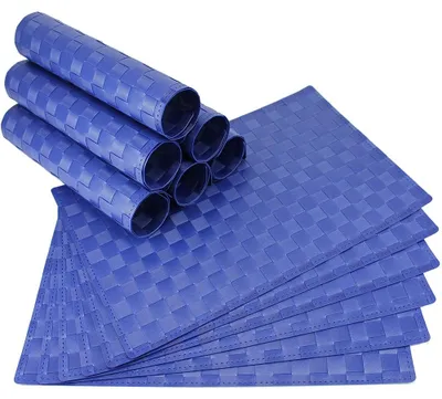 Produktbild von Tischset MODERN blau Tischunterlage als Tischdeko