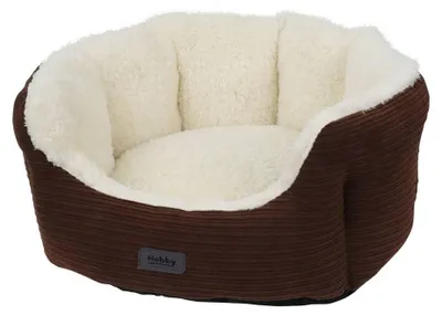 Produktbild von Nobby Komfortbett Kamba oval braun, Maße: 45 x 40 x 19 cm