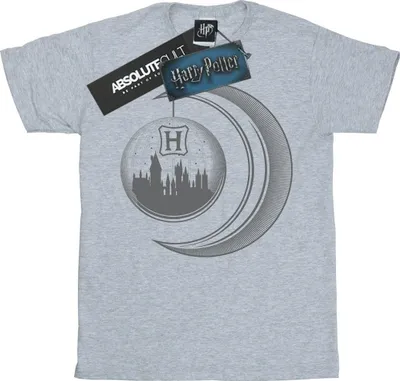 Produktbild von Harry Potter - "Hogwarts" T-Shirt für Damen BI26233 (M) (Grau)