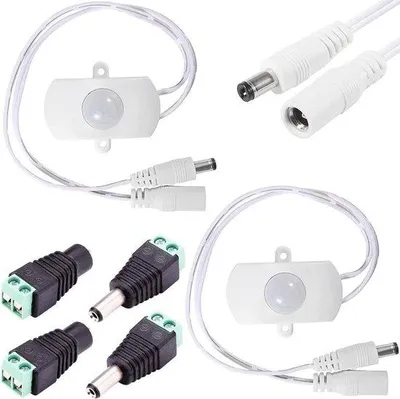 Productafbeelding van Mini PIR Bewegingsmelder DC 12V-24V voor LED Verlichting met Tijdinstelling