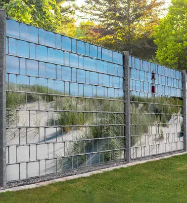 Produktbild von Sichtschutzstreifen Leuchtturm an der Nordsee Sichtschutz Garten Zaun - Teil1 + Teil2 - 500x180cm