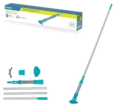 Obrázok produktu pre Bestway 58771, Ručný vysávač, Jazierko a bazén, Modrá, Šedá, Spodok, Múr, Opravené, 0,54 L