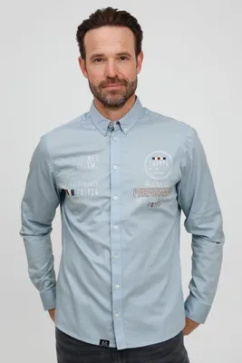 Image de FQ1924 FQHallvard : Chemise de loisirs pour hommes, en 100% coton