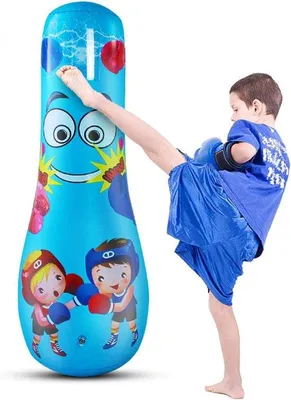 Produktbild von Famanu Boxsack aufblasbar für Training und Stressabbau - 160 cm