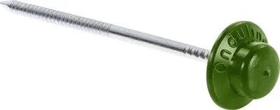Produktbild von Onduline Dachnägel Nägel für Dachplatten Wandplatten 65 mm Kopf rund grün 100 Stk.