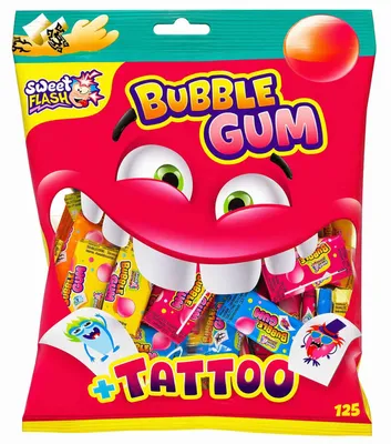 Produktbild von Sweet Flash Bubble Gum & Tattoos 50er