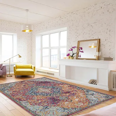 Produktbild von Conceptum Hypnose, Woopamuk178, Teppich (160 x 230), 70 % BAUMWOLLE / 30 % POLYESTER, Mehrfarbig, 160 x 230 cm