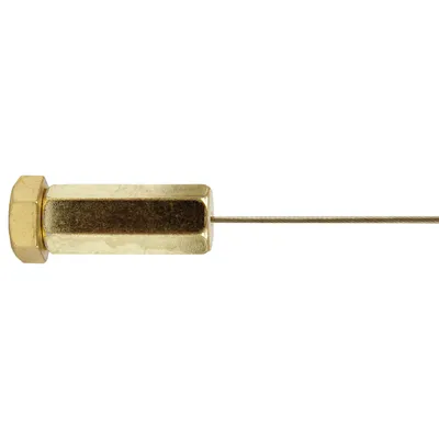 Image de Kit de tension pour cordes hexagonales, finition or, en laiton, 5 mètres – Corde en acier inoxydable de 2 mm de diamètre, système de tension de corde adaptable, pour rideaux et draperies