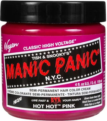 Produktbild von Manic Panic Classic High Voltage, Pink, Hot Hot Pink, Unisex, 118 ml, Alle Haare, Farbspeichernd, Glanz