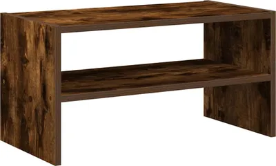 Produktbild von vidaXL Schuhregal Stapelbar Räuchereiche 60x30x30,5 cm